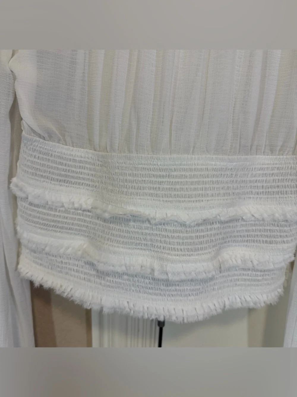 Free People Lolita Blouse in White, Women’s Small